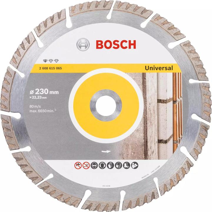 Bosch Professional Zubehör PRO Multi Material diamond cutting disc, 230 x 22.23 mm