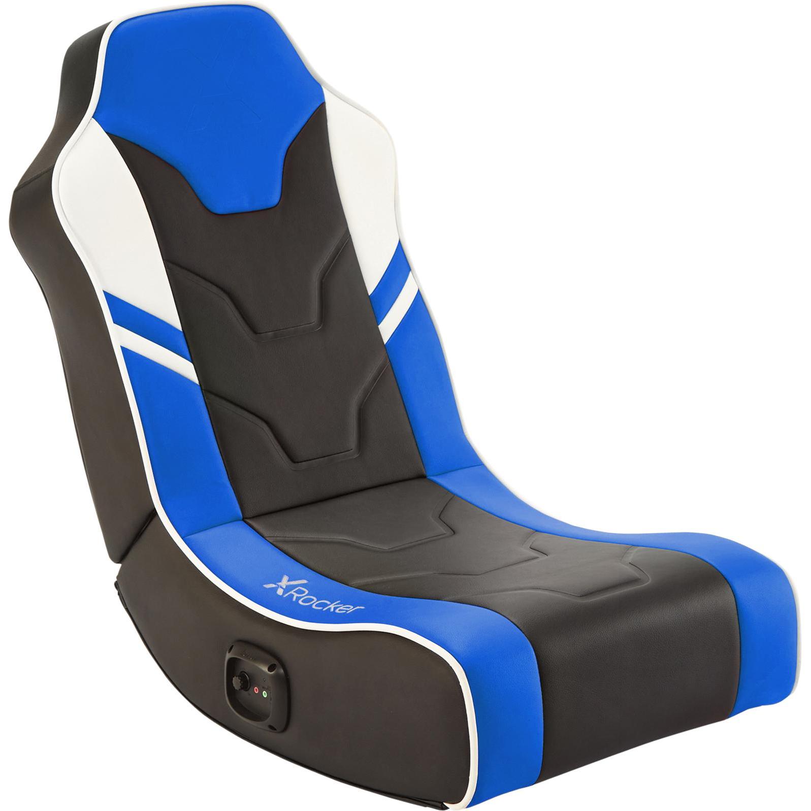 X Rocker Shadow 2.0 Audio Stereo Gaming Floor Rocker Blu, Sedia gaming, Blu