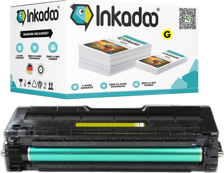 Actual product image Inkadoo Toner compatible to Kyocera/Mita 1T05JKANL0 / TK-150Y Toner, yellow Yellow (Y)