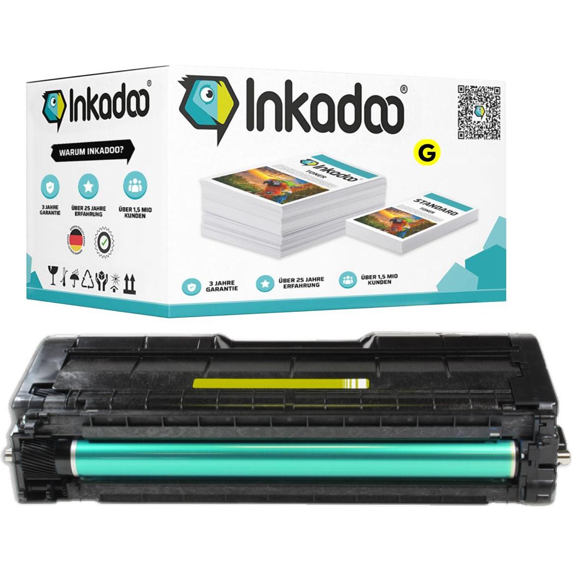 Inkadoo, Toner, Toner kompatibel zu Kyocera/Mita 1T05JKANL0 / TK-150Y Toner, gelb Gelb (Y)