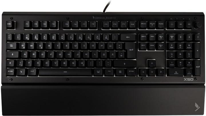 Immagine prodotto Das Keyboard X50Q, DE Layout, morbido tattile Omron (DE, Cablato)