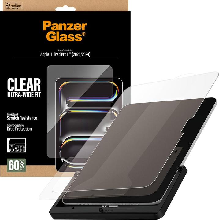 Image du produit PanzerGlass Screen Protector Glass (1 pcs, Apple iPad Pro 11 2024, Apple iPad Pro 11 2025)