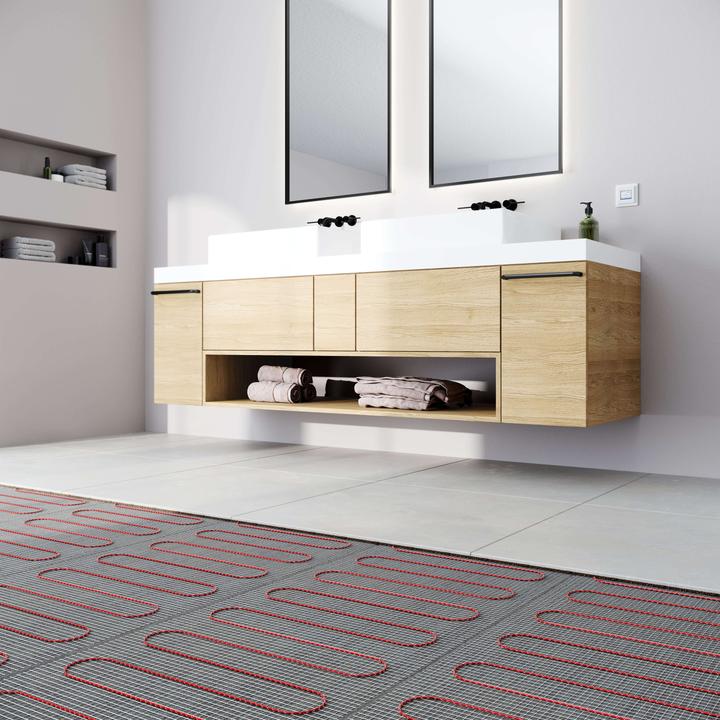 Actual product image Stiebel Eltron Electric underfloor heating for large areas, complete set 4 m², 100 W/m², FTM 100/4 Set Plus
