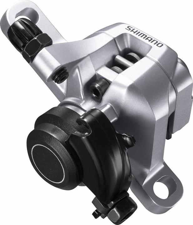 Actual product image Shimano Mechanical brake caliper BR-R317 Postmount front silver (Front wheel brake, Brake Caliper, 1)