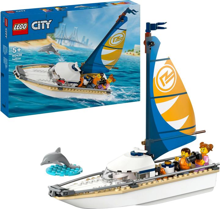 Immagine prodotto LEGO Barca a vela (60438, LEGO City)