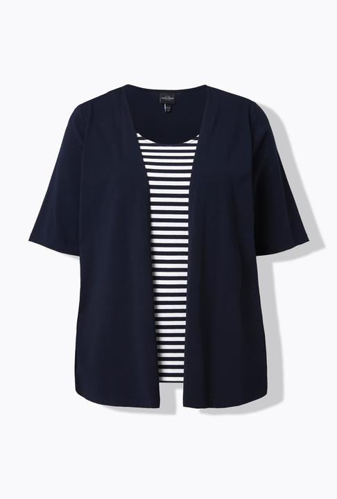 Actual product image Ulla Popken Layered Look Tee (58)