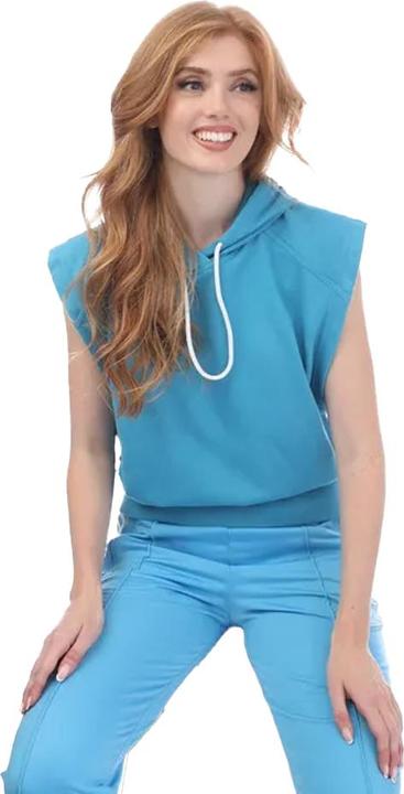 Actual product image adidas Womens/Ladies Studio Lounge Sleeveless Hoodie