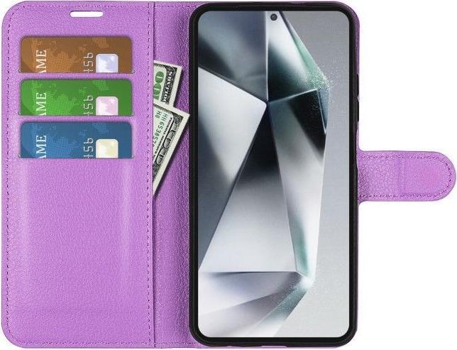 Image du produit MU Classic Litchi Leder Bookcover Series (Samsung Galaxy S25 Ultra)