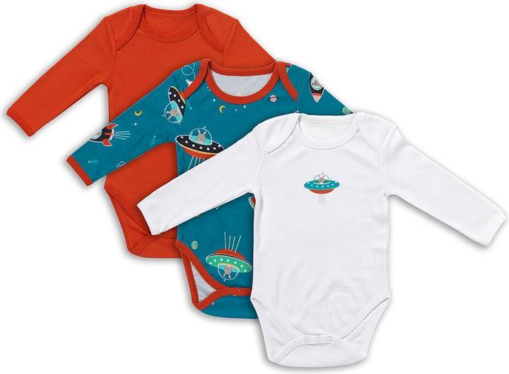 Produktbild Schlummersack Bio Baby-Bodys langarm 3er-Pack (62)