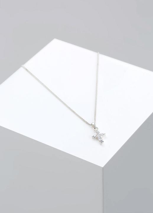 Immagine prodotto Elli Choker Kreuz Zirkonia Kristall (925 Argento, 36 cm)