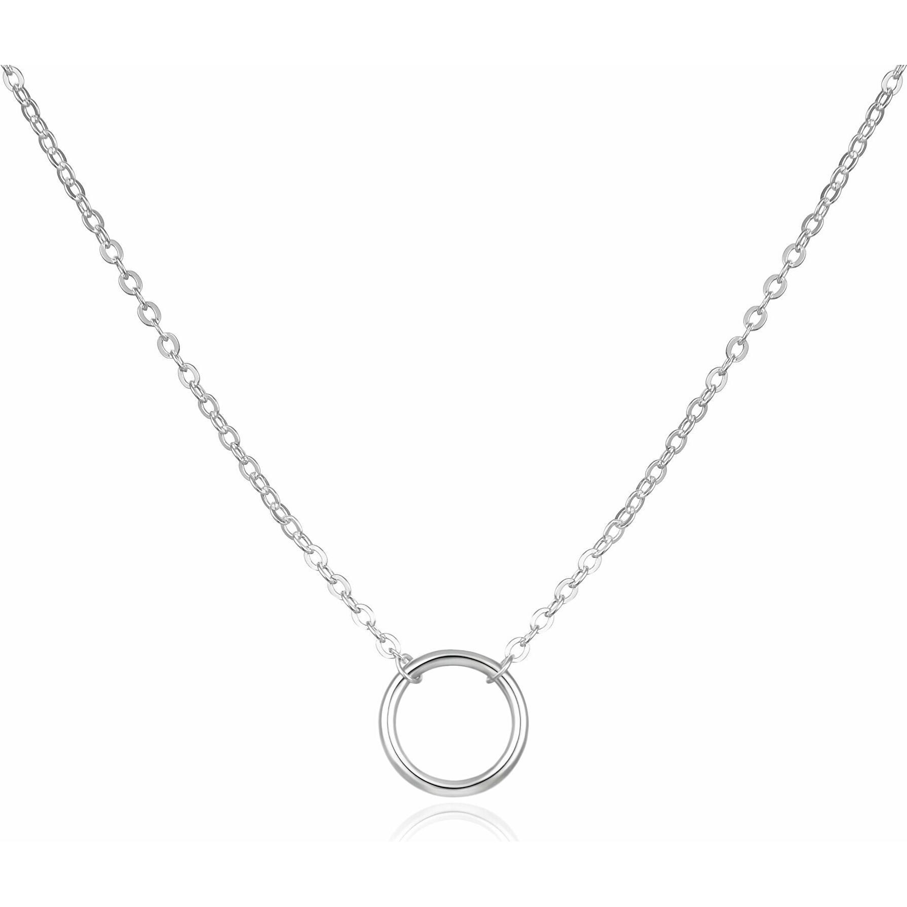 Agato, Collana, - Delicate silver necklace Ring AGT-N034X