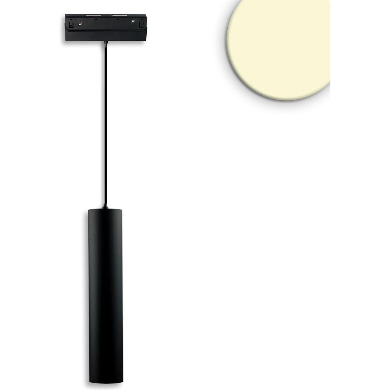 Isoled, Zubehör Beleuchtung, Track48 Hängeleuchte Pipe schwarz, 15W, 36°, UGR<19, 48V DC, 3000K, CRI90