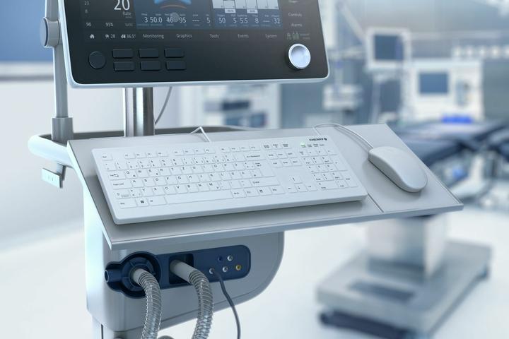 Produktbild CHERRY AK-C8112 MEDICAL KEYBOARD WHITE (BE, Kabelgebunden)