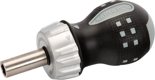Actual product image Bahco 1/4" bit ratchet screwdriver, short version, 68 mm (1/4")