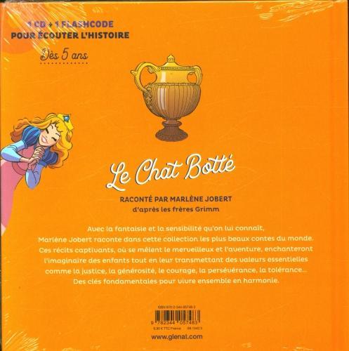 Actual product image Le chat botté + 1 CD audio (French, Jobert Marlène, 2023)