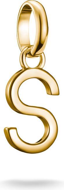 Immagine prodotto Thomas Sabo Charm-Anhänger Buchstabe S Connect vergoldet (Argento 925)
