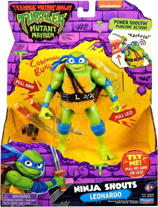 Wabeco Teenage Mutant Ninja Turtle - Ninja Shouts Leonardo - Spielfigur