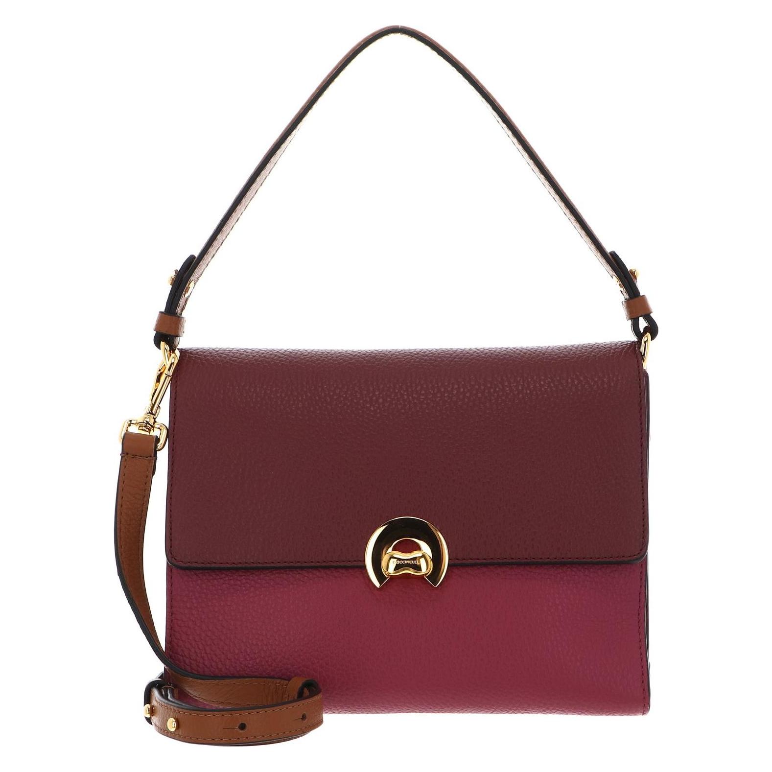 Coccinelle, Damen, Handtasche, Binxie Tricolor Handbag Grained Leather, Mehrfarbig