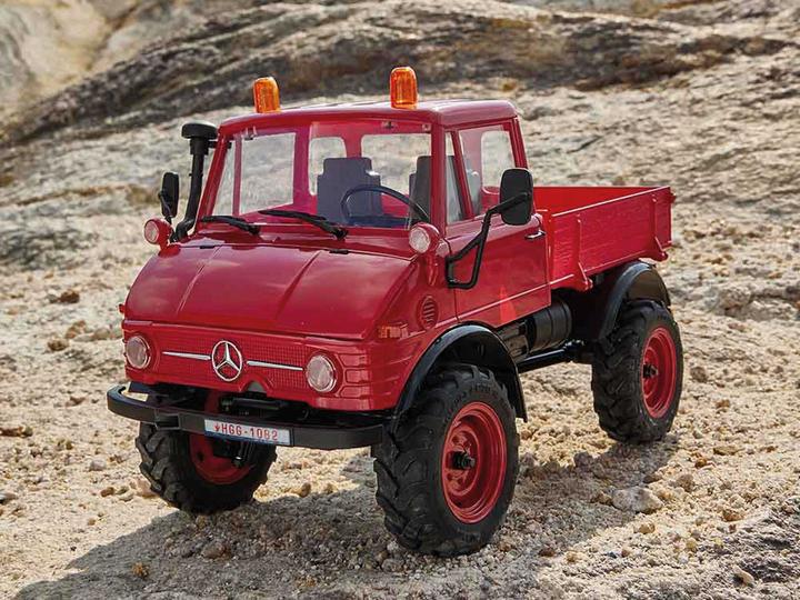 Immagine prodotto FMS FXC24 Unimog 421 1:24 rosso - RTR 2.4GHz (RTR pronto all'uso)