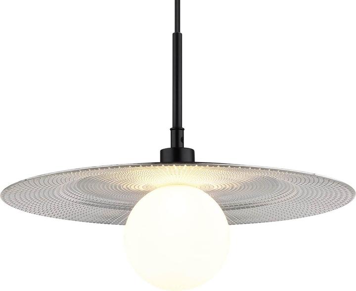 Immagine prodotto Globo Lampada a sospensione Riga G9 LED nero opaco, metallo Ø33cm 15637