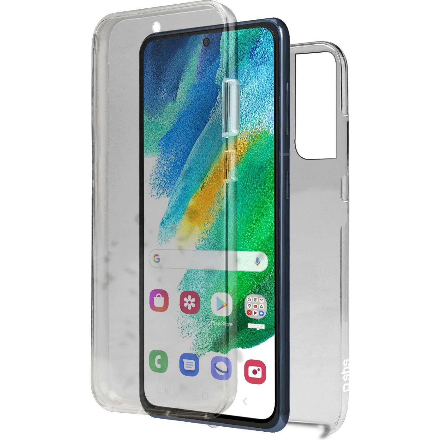 SBS Schutzhülle 360° (Samsung Galaxy S21 FE), Smartphone Hülle, Transparent