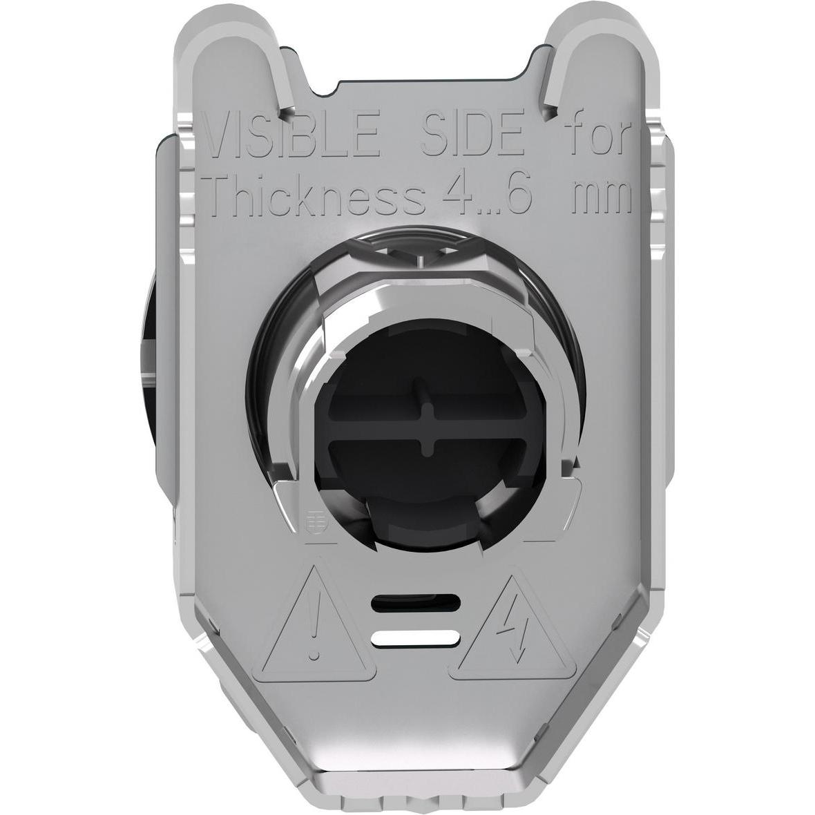 Schneider Electric Elemento frontale per pulsante ZB4F Ř ZB4FA133, Pulsante + Interruttore, Bianco