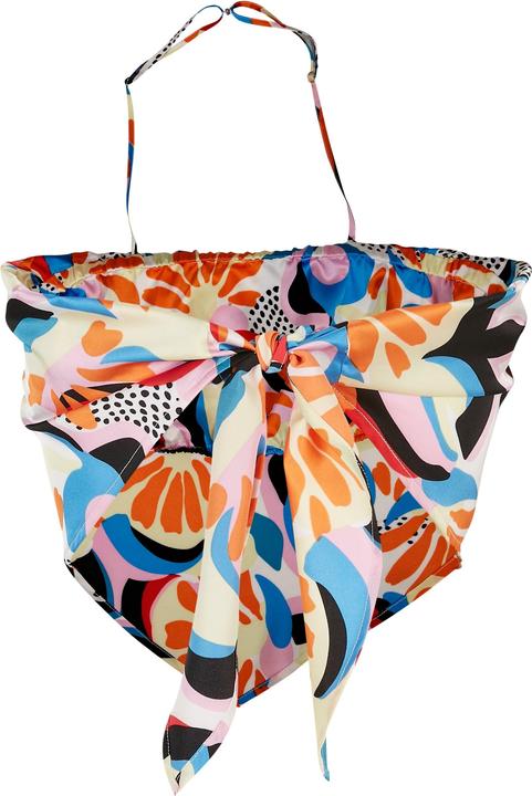 Immagine prodotto Urban Classics Top a triangolo da donna in raso AOP - 17922 (XL)