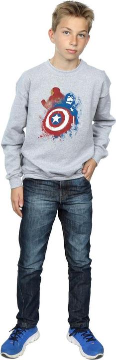 Produktbild Captain America Civil War Painted Vs Iron Man Sweatshirt Jungen (140, 146)