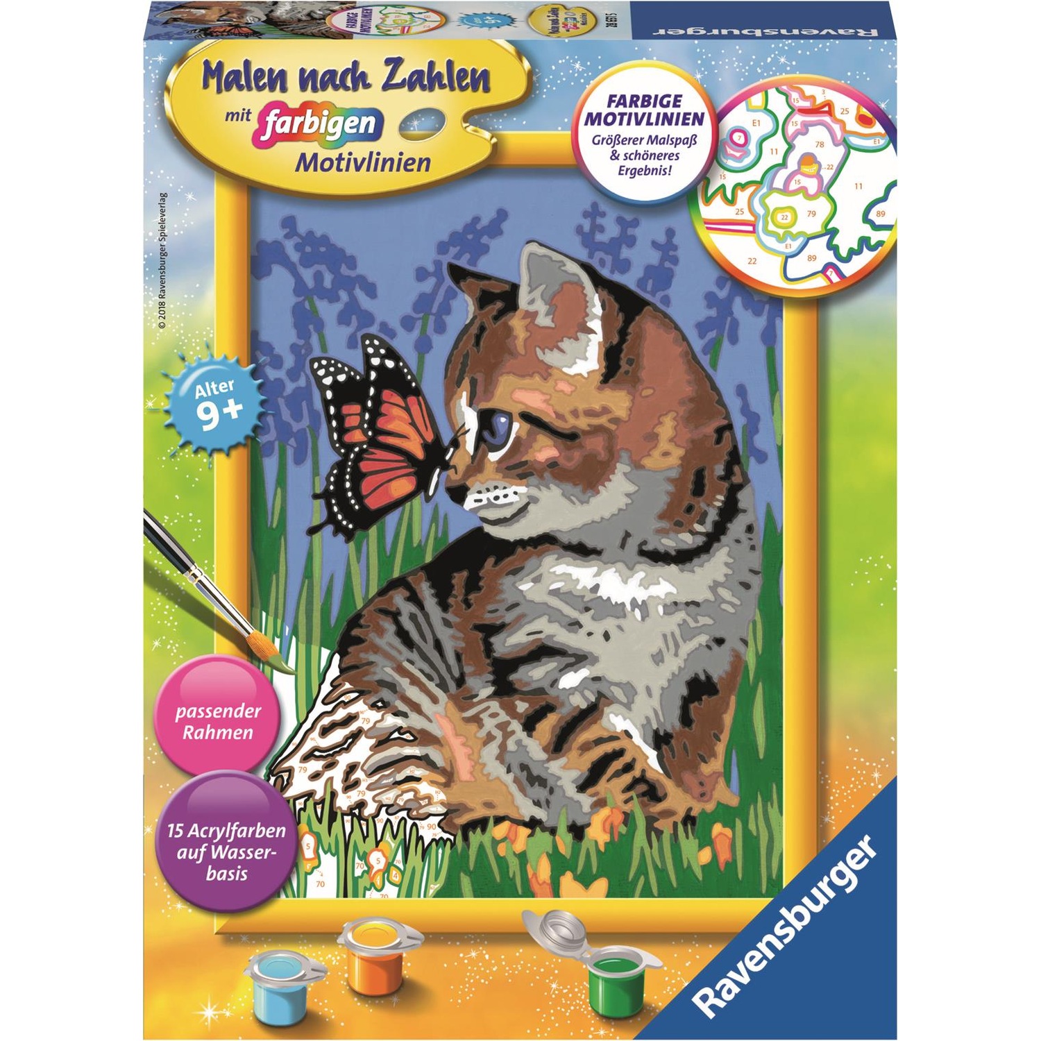 Ravensburger Katze mit Schmetterling