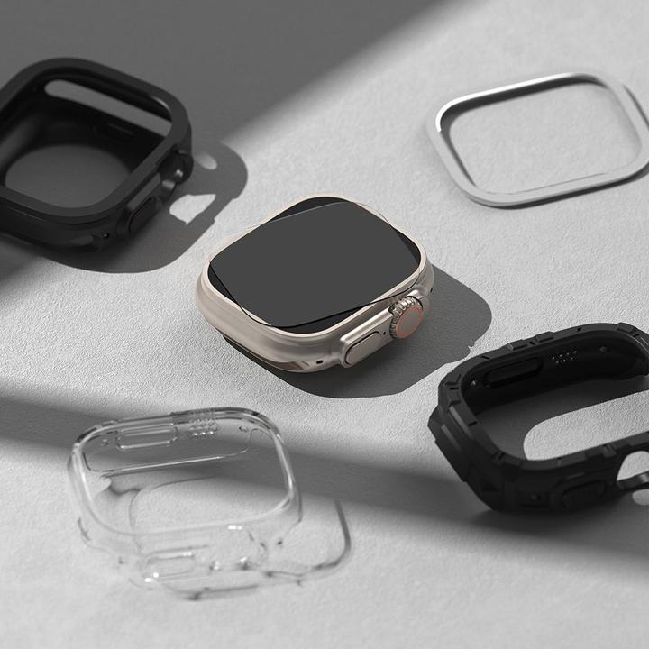 Image du produit Ringke Apple Watch Ultra Protecteur d'écran en verre trempé (4pcs) Transparent