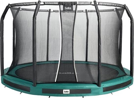 Produktbild Salta Premium Ground - inground trampoline met veiligheidsnet - 396 cm - Groen (396 cm)