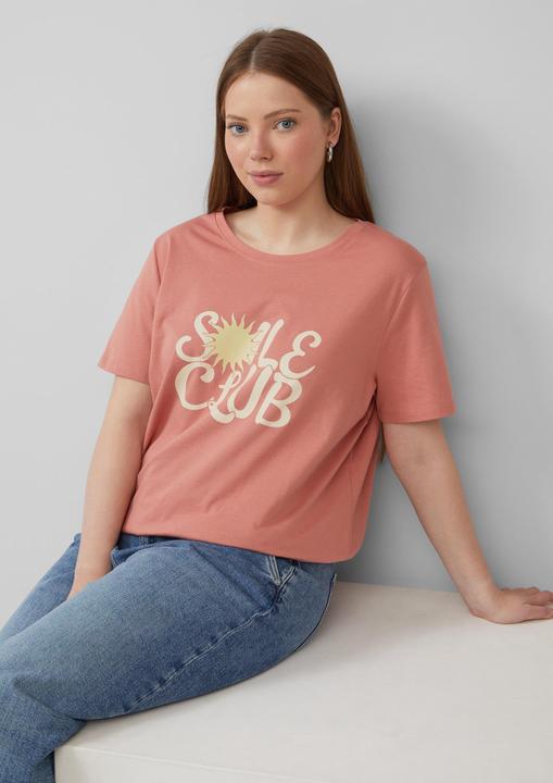 Produktbild S.Oliver T-Shirt Baumwollshirt mit Frontprint (52)