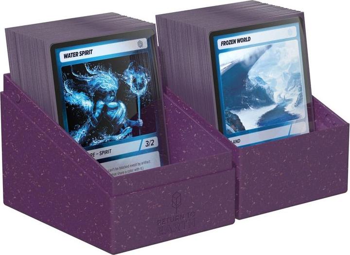 Actual product image Ultimate Guard Return To Earth Boulder Deck Case 133+ taille standard Violet