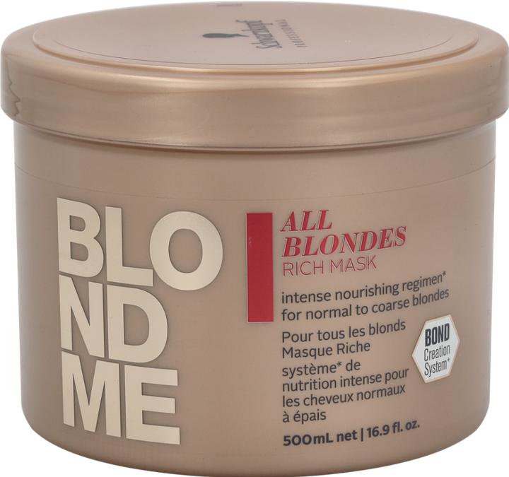 Image du produit Schwarzkopf Professional Blondme - All Blondes Rich Mask (500 ml)