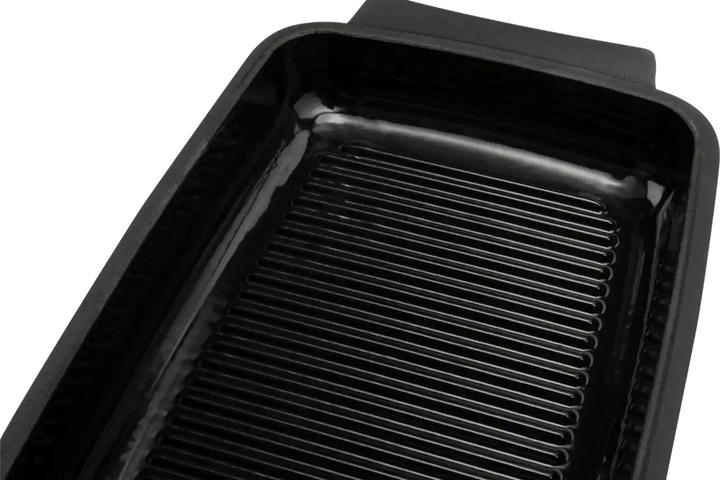 Actual product image Boretti Solido Rectangular Grill/Dish cast iron - All heat sources