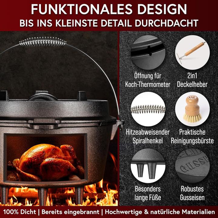 Actual product image Gusskönig Dutch Oven Set