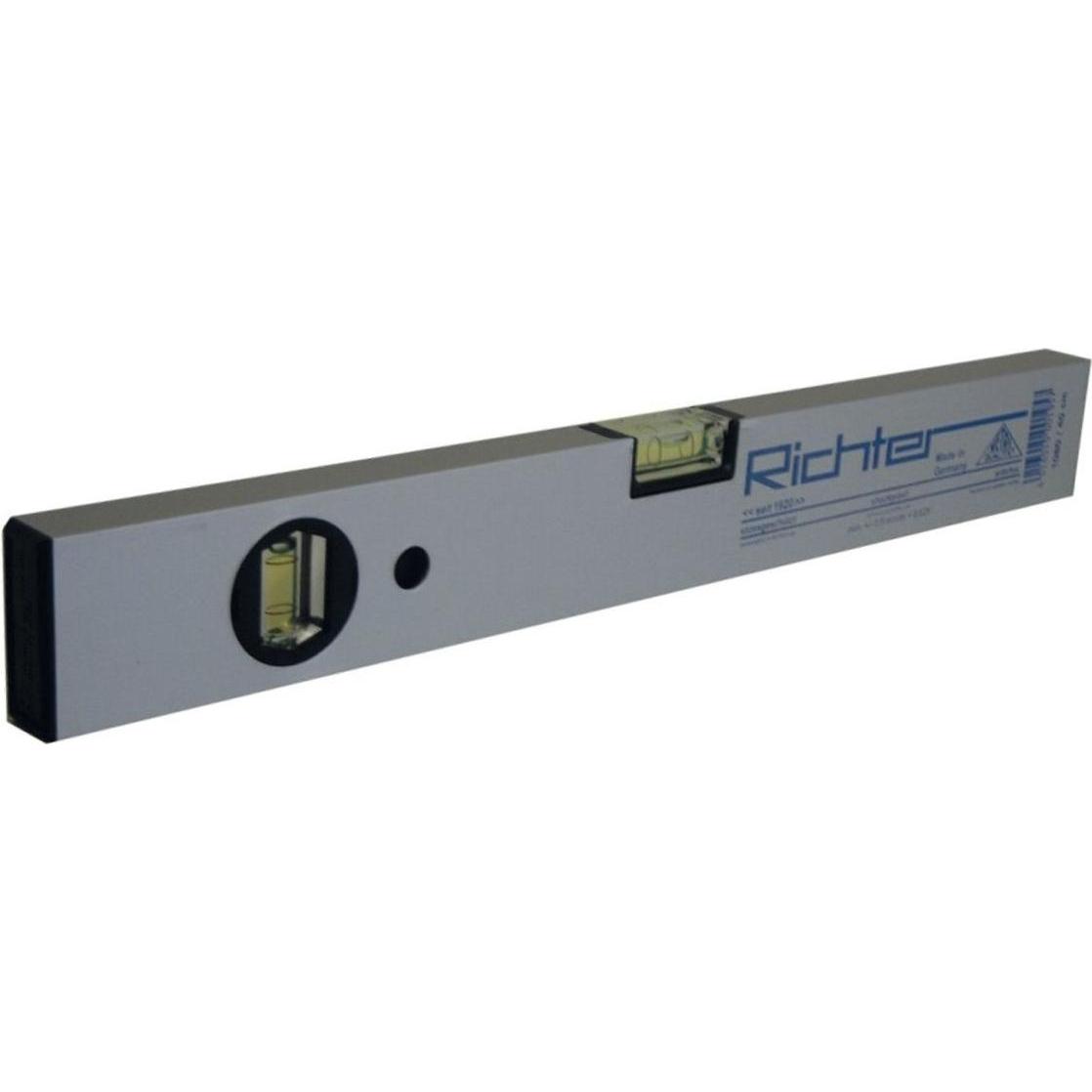 Richter, Wasserwaage, LM-Wasserwaage Silber eloxiert ohne Magnet Länge 1000 mm (100 cm)
