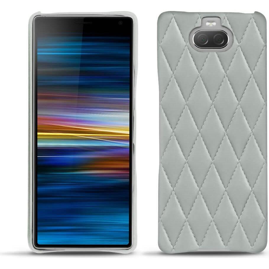 Noreve Lederschutzhülle (Sony Xperia 10), Smartphone Hülle, Grau