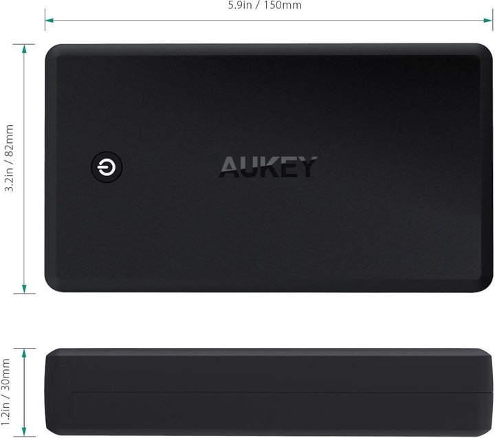 Actual product image Aukey Powerbank PB-Y7 (30000 mAh, 111 Wh)