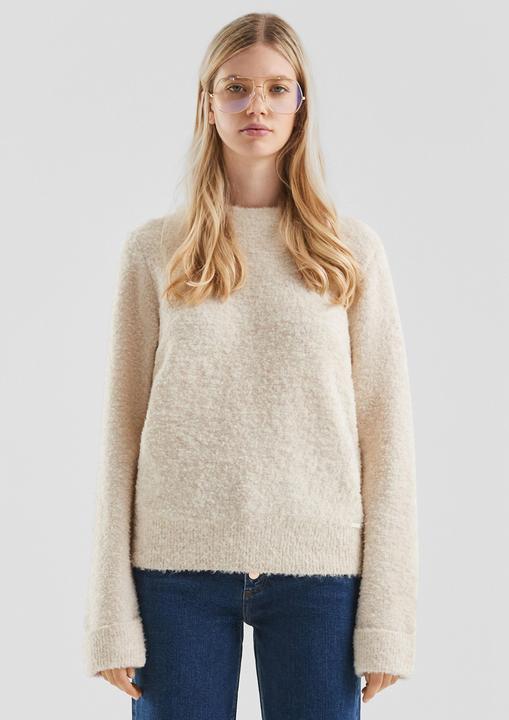 Produktbild s.Oliver Strickpullover Bouclé-Pullover (XS)