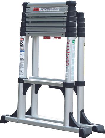 Produktbild Werkstarck Teleskop-Bockleiter (Stehleiter)