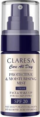 Actual product image Claresa All Day Protective & Moisturising Mist With Spf20, 50ml (Sun spray, SPF 20, 50 ml)