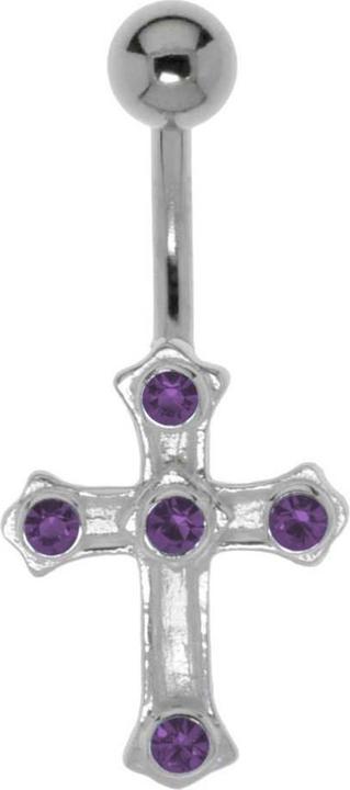 Immagine prodotto Bijouteria Piercing ventre (Vetro (di orologio), Argento 925, Acciaio chirurgico 316L)