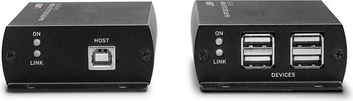 Actual product image Lindy 42710 KVM Extender Transmitter and Receiver