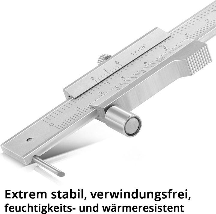 Produktbild Stahlwerk Anreiss Messschieber Messlehre Schieblehre 0-200 mm DIN 862 mit Nonius (26.50 cm)