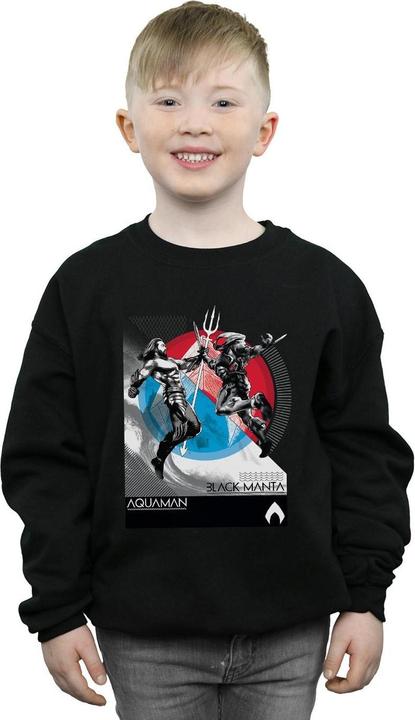 Produktbild Jungen Aquaman Vs Black Manta Sweatshirt (140, 146)