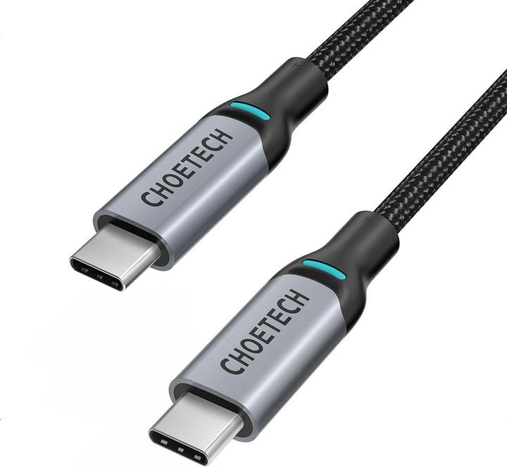 Immagine prodotto Choetech USB Tipo C - Cavo USB Tipo C 5A 100 W Alimentazione 480 Mbps 1,8 m grigio (XCC-1002-GY) (1.80 m, USB 2.0, 100 W)