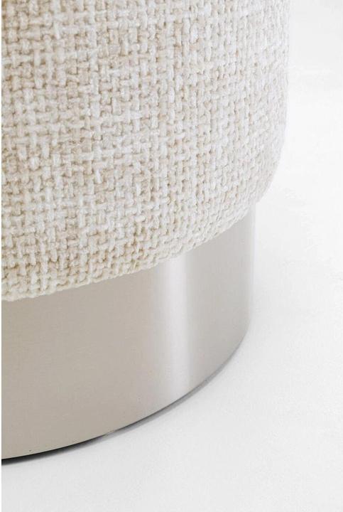 Image du produit Kare Design Hocker Berry High Silber Beige Ø39cm