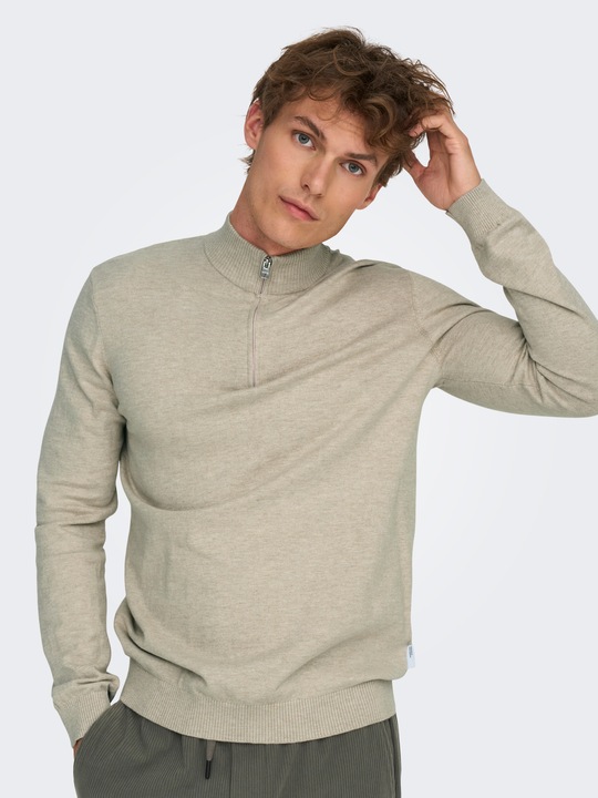 Produktbild Only & Sons Normal geschnitten Rundhalsausschnitt Pullover Strickpullover (S)