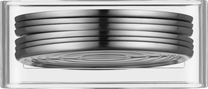 Productafbeelding WMF Glasplaat Glazen Onderzetters Onderzetters Set 6st LoftBar Roestvrij Staal Frosted (6 x, Glazen onderzetter)